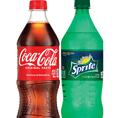Coca-Cola and Sprite